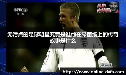 无污点的足球明星究竟是谁他在绿茵场上的传奇故事是什么